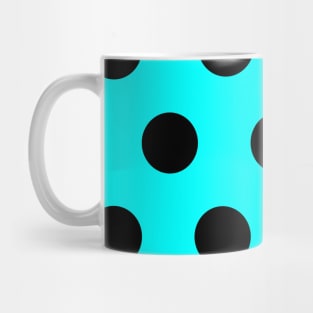 Polka Dot Light Blue Mug